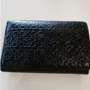 Loewe Anagram Leather Wallet